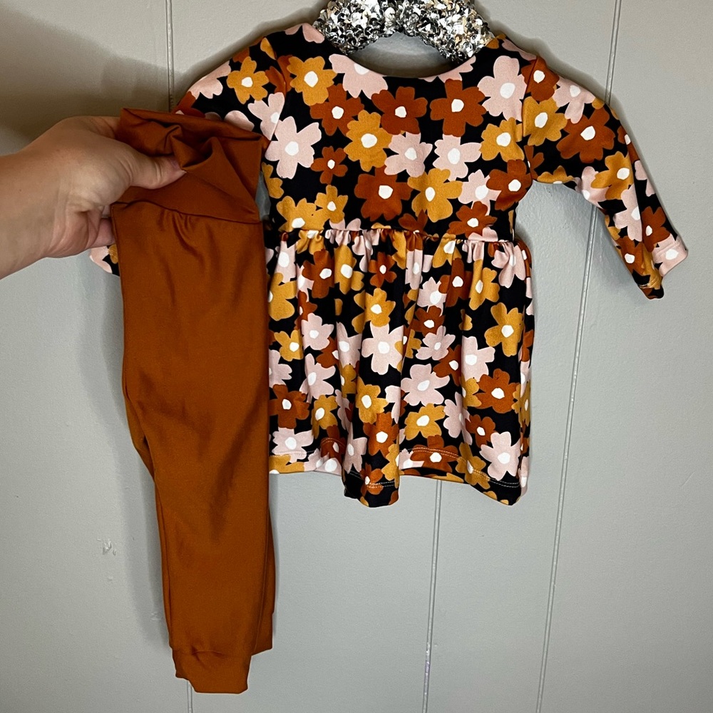 Brand New Handmade baby girl outfit